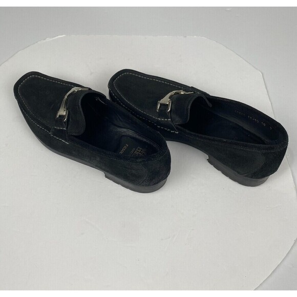 Allen Edmonds FIESOLE Shoes Italian Loafer Size 10 D  Black Suede Shoe Confort main image 12